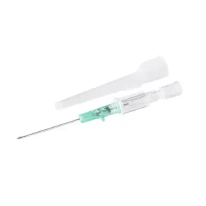 18 Gauge Safety Introcan Straight Enhanced IV Catheter