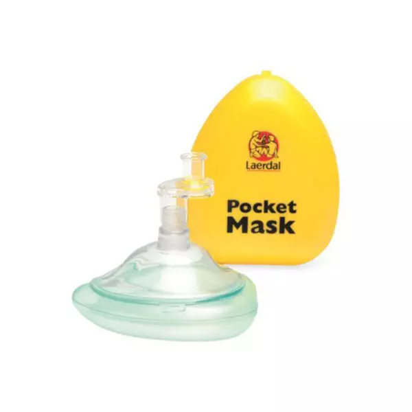 CPR Resuscitation Mask with Case Laerdal