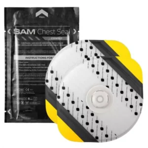 SAM Medical Vented Chest Wound Seal, Combo