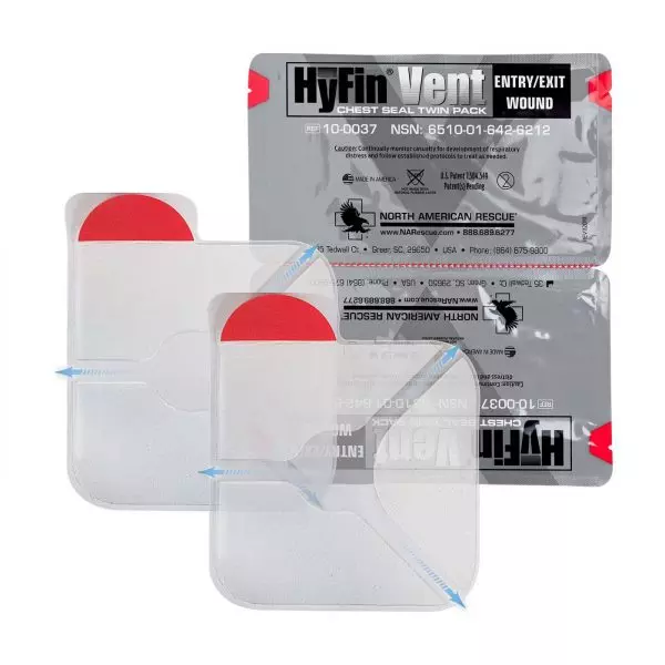 HYFIN Vented Chest Seal Twin Pack by NAR - Image 2