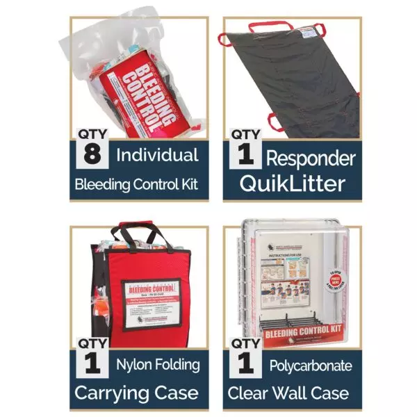 Public Access Bleeding Control Station 8 Pack - Image 2